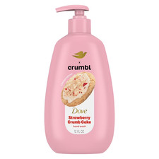 Dove x Crumbl Strawberry Crumb Cake Hand Wash Limited Edition 12 fl oz