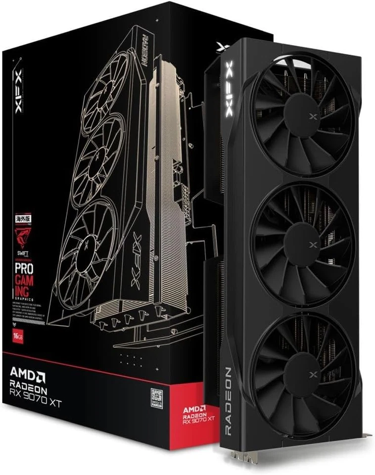 XFX RX-97TSWF3B9 Swift AMD Radeon RX 9070XT Triple fan Gaming Edition with 16GB