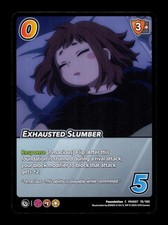 Exhausted Slumber 78/180 C Universus Trading Card TCG