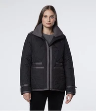 Andrew Marc Women's Devoe Relaxed Fit Puffer Quilted Jacket Barn Coat Size XL