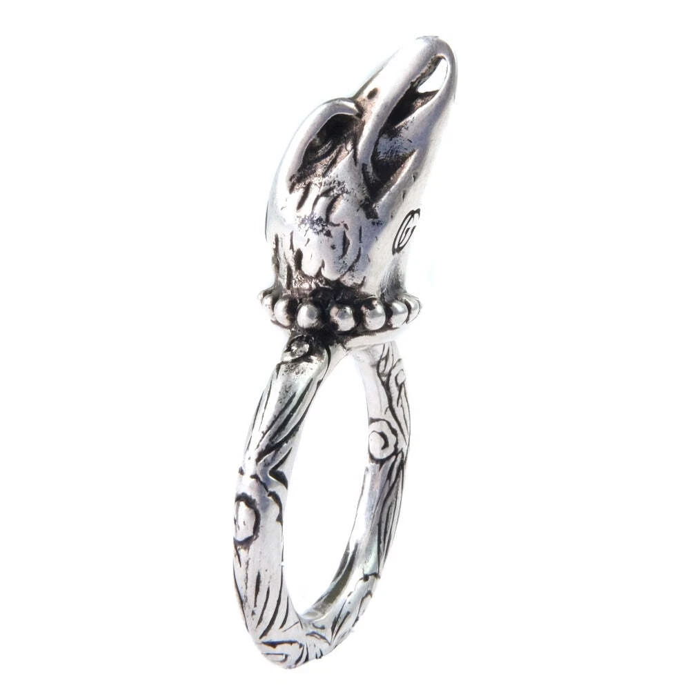 Bague Gucci argent bijou authentique