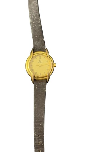 Fendi Vintage Uhr vergoldet 300L 23mm Elfenbein Zifferblatt Arm 16cm Swiss Made - Bild 2 von 5