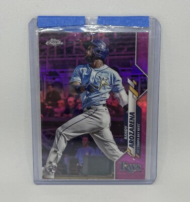 2020 Topps Chrome Update Series - Pink Refractor #U-35 Randy Arozarena RC