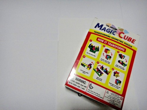 2in1 The Amazing Magic Cube Transforming Geometric Puzzle Brain Teaser US seller - Picture 7 of 8