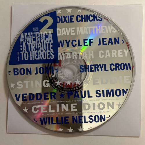 America: A Tribute to Heroes by Various Artists (CD, Dec-2001, 2 Discs disc only - Bild 2 von 12