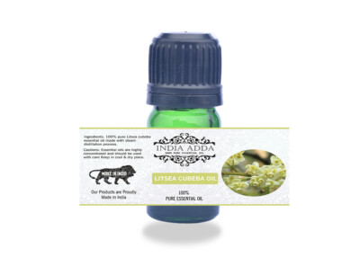 LITSEA CUBEBA ESSENTIAL OIL PURE & NATURAL UNDILUTED 3 ML TO 100 ML FROM INDIA