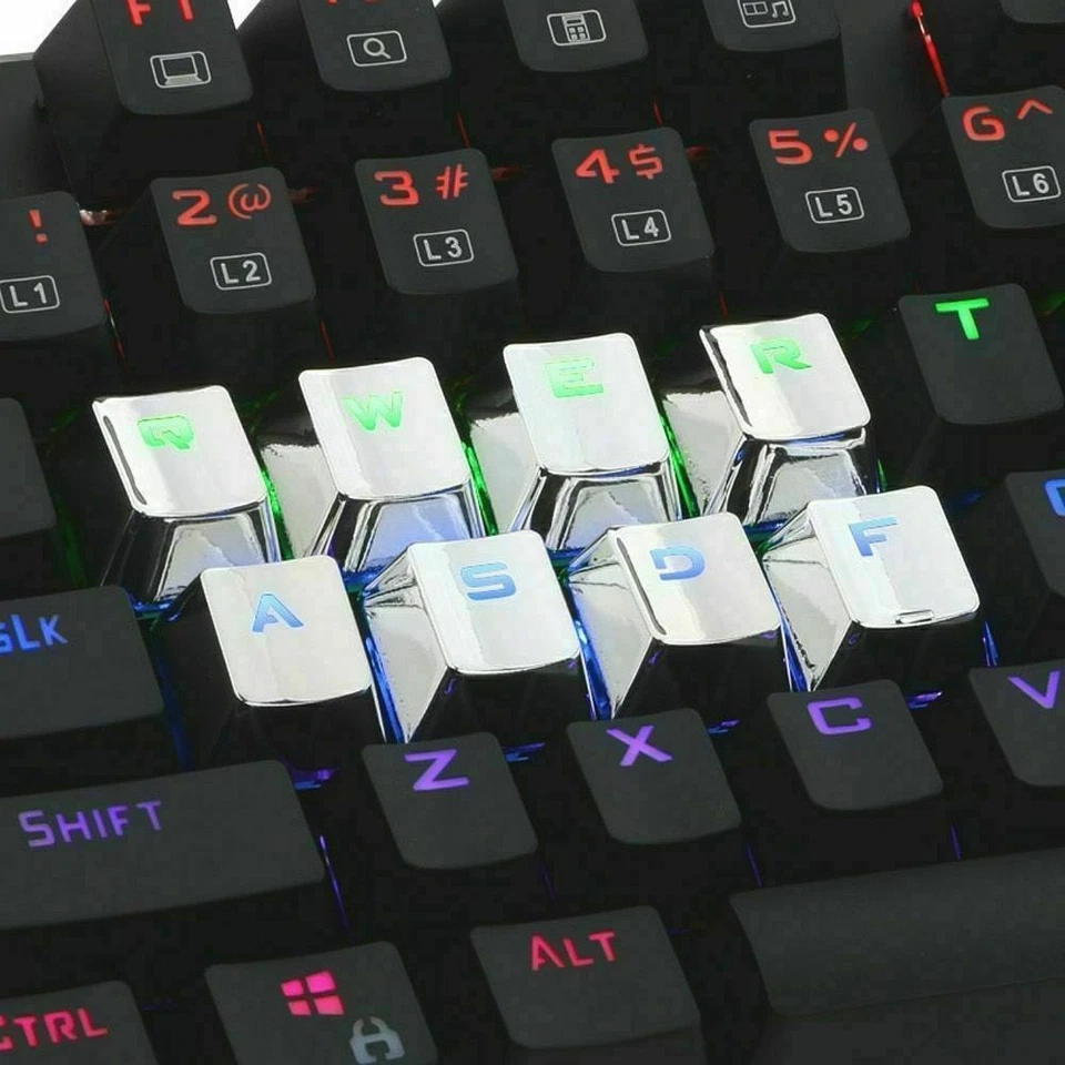 Electroplat Keycaps For Cherry MX Mechanical Keyboard 12KEY Sets - Image 2 of 4