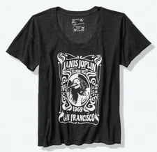 VICTORIAS SECRET PINK JANIS JOPLIN RETRO BAND TEE T-SHIRT TOP XS S M L XL NWT