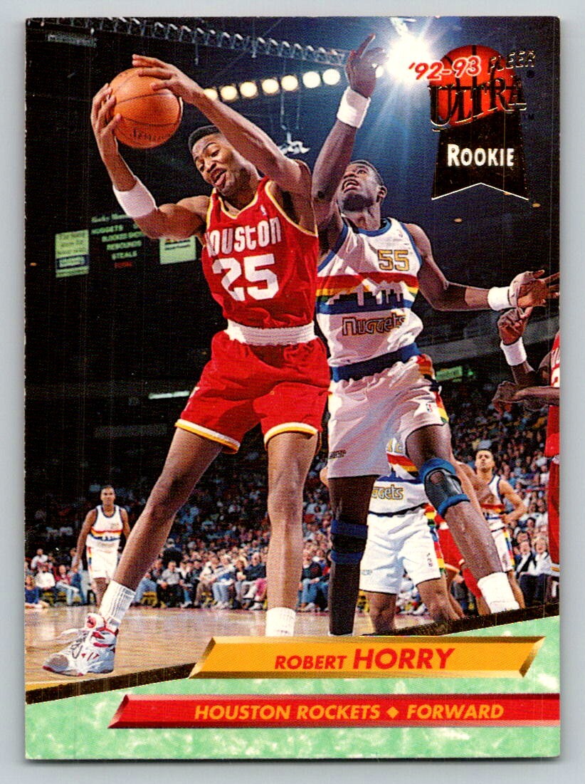1992-93 ULTRA ROBERT HORRY RC HOUSTON ROCKETS #271