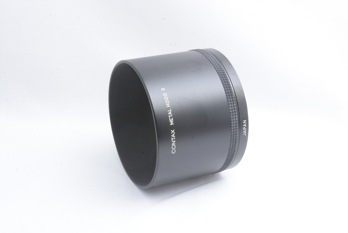 Mint】Contax Metal Hood 5 Shade For 86mm w/55/86 Ring Adapter Ship