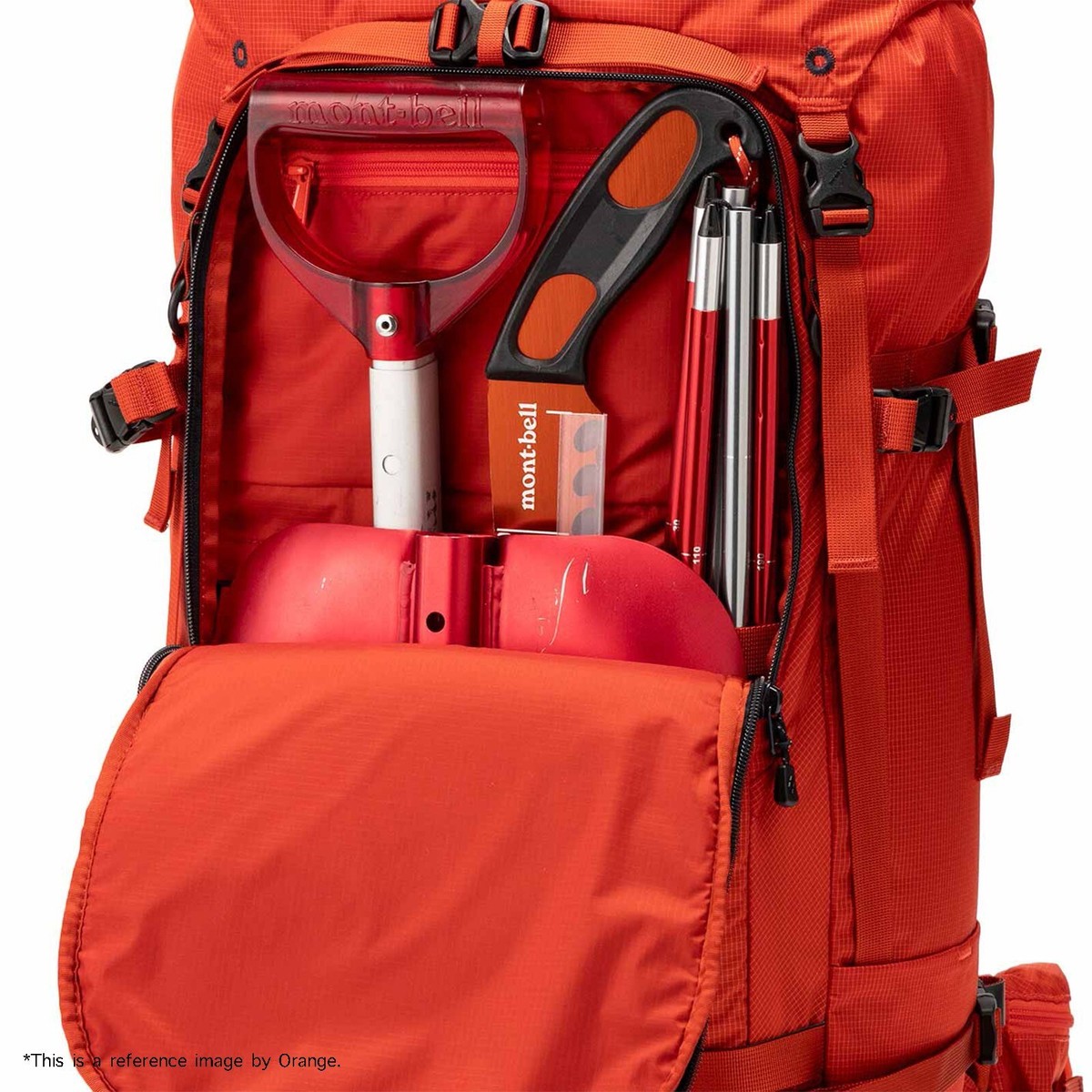 バッグ 90s OLD mont-bell nylon backpack cityboy mont-bell Fall Line Pack 40 Backpack Rucksack Orange Skiing