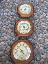 Vintage Springfield Weather Station Barometer Humidity Thermometer Made in USA