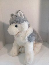 TY Classic TIMBER the Siberian Husky Dog Plush 1993 Stuffed Animal Toy Wolf 15"