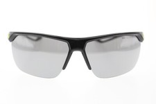 Sunglasses Nike Authentic Trainer EV0934 001 Grey Black Wrap Half Rim Italy