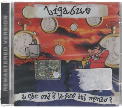LIGABUE ZU WELCHER UHRZEIT IST DAS ENDE DER WELT? ist CD REMASTERED VERSION SEALED !!!