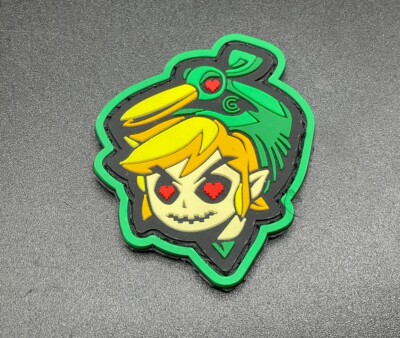 Castle x Grayscale Pixel Eyes Link EDC PVC Pouch Patch