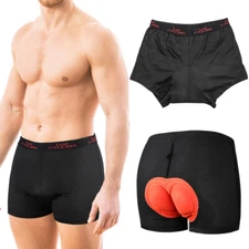 Men's Cycling Shorts Underpants MTB Bike Bicycle 5D Sponge Gel Padded Underwear