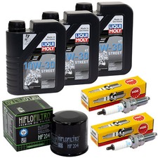 Inspektion 3L Set Öl für Honda NT 700 V Deauville 2006-2016 Ölfilter Zündkerzen