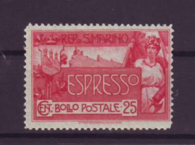 SAN MARINO 1907 ESPRESSO NUMBER 1 ** WHOLE AND FRESH RUBBER..MNH VF