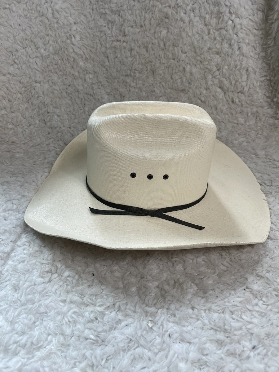 Lone Star American Cowboy Off White Hat 9CV size 6 7/8 | eBay display picture 3