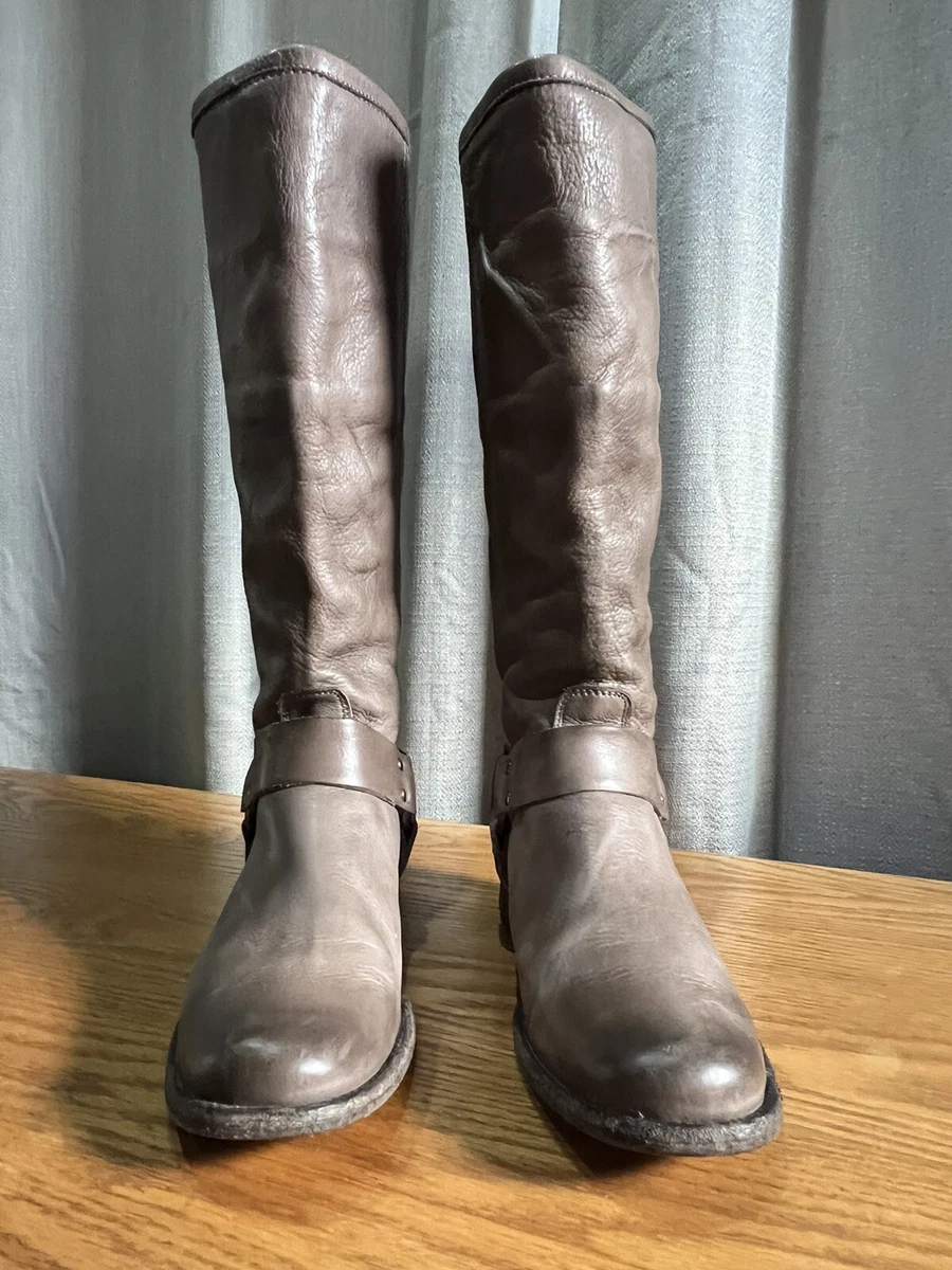 Womens gray hotsell riding boots