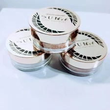 City Color SunLit Loose Highlighter ( .18oz) Sealed & 8pc Cosmetic Brush Kit