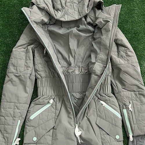 Free People FP Movement All Prepped Ski Snow Suit Womens XS Greyed Olive ($548) - Picture 2 of 8
