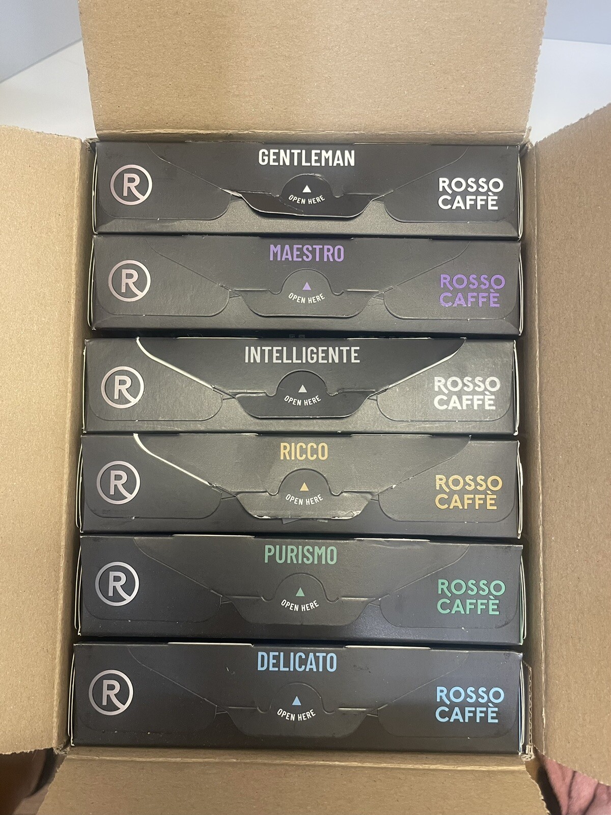 Rosso Coffee Capsules for Nespresso Original Machine 120 Gourmet