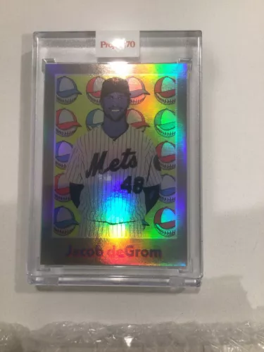 Topps Project 70 # 797 Jacob DeGrom by Ron English - Rainbow Foil # 1/70