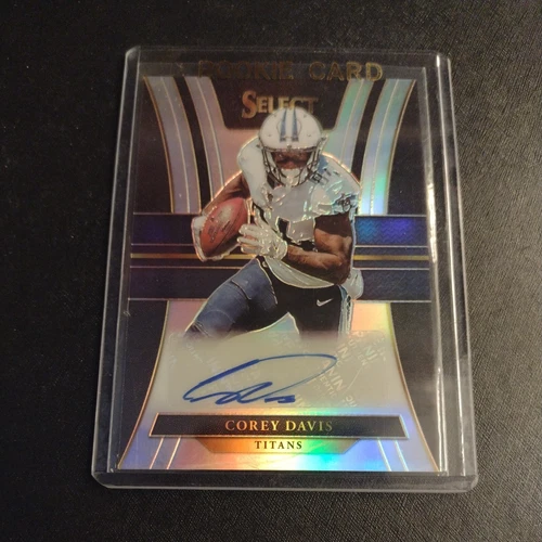 #46/199 Corey Davis Rookie Auto 2017 Panini Select Autograph Titans Jets WMU