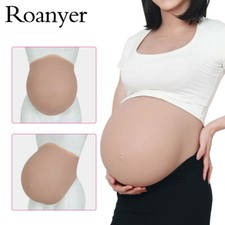 Roanyer Silicone Fake Realistc Pregnant Belly 8-9 months Crossdresser Cosplay