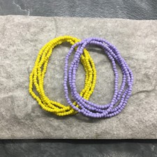 2 PC Handcrafted Waist Beads Jewelry African Bohemia Bracelets Anklet New 4808