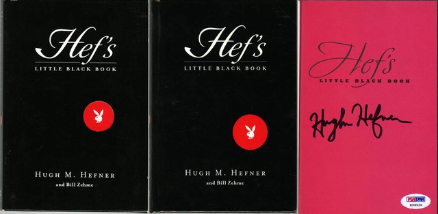Hefs Little Black Book By Hugh Hefner And Bill Zehme 2004 Hardcover - 
