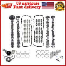 4x Camshaft & Rockers Arms Lifters Kit for 11-16 Chrysler Dodge Ram Jeep 3.6L V6