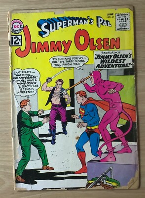 Superman s Pal Jimmy Olsen #61 DC Silver Age No Back Cover low grade reader