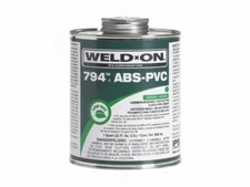  WELD-ON 794 GREEN MEDIUM BODY ABS-PVC CEMENT - PINT (IPS CORPORATION - 10274)