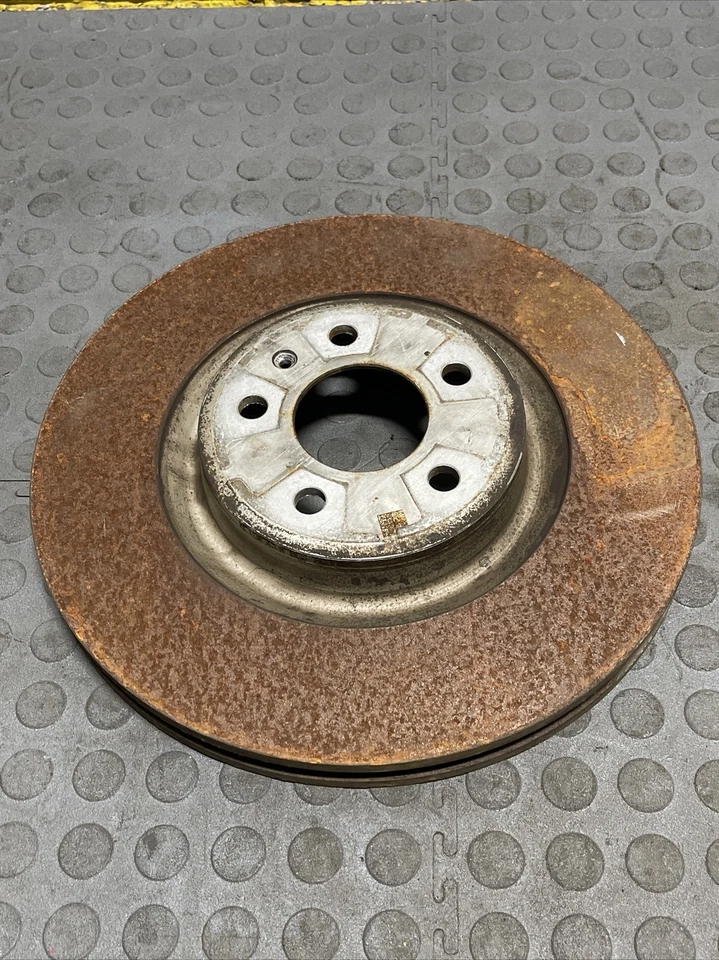 Conjunto de rotor de freio a disco dianteiro Porsche Macan 2017-2021 95B615301M fabricante de equipamento original - Imagem 2 de 4