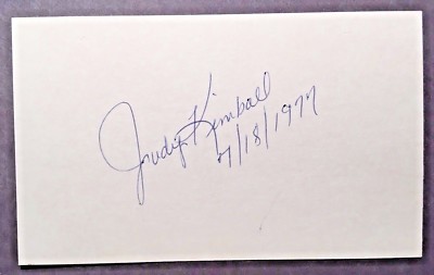 Autograph Judy Kimball 1977 US Women's Open Golf Championship Chaska Minnesota
