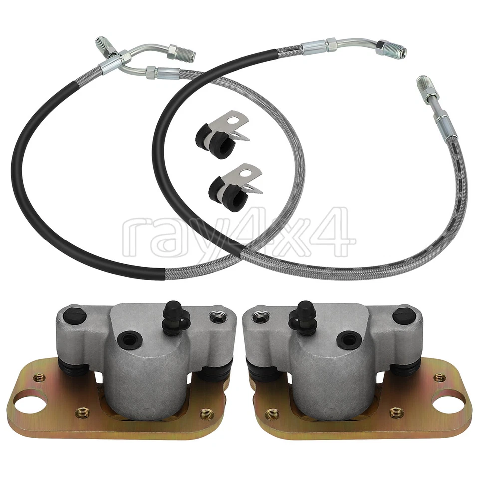 Front Brake Calipers w/Lines for Polaris Trail Boss/Magnum/Xpedition 325 2000 - Image 4 of 4