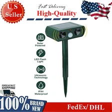 Upgraded Solar Ultrasonic  Dog Cat Skunk Deer Raccoon For Garden