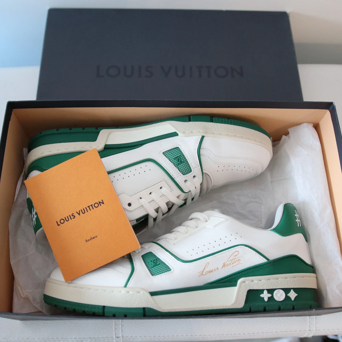 Louis Vuitton LV 408 Trainer in Black and White