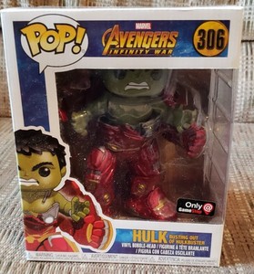 FUNKO POP Marvel Avengers Hulk Busting Out of Hulkbuster 306 GameStop Exclusive | eBay