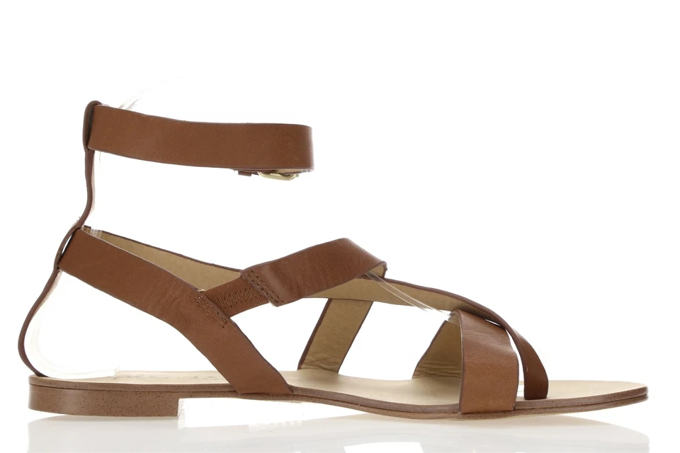 Womens SPLENDID brown leather ankle strap sandals sz. 8 M - Image 3 of 4