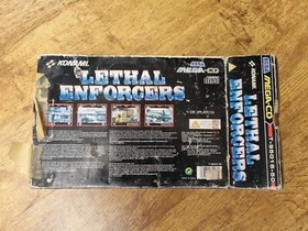 Lethal Enforcers and Gun For Sega MegaCD in Box UNTESTED