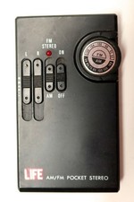 LIFE Am/fm Pocket Stereo Vintage Walkman