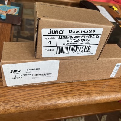 JUNO 2LEDTRIM G2SQADJ 27K 90 CRI FL WH ( 2LEDTG2SQA-927F-WH)  With 2LEDDRIVER G2