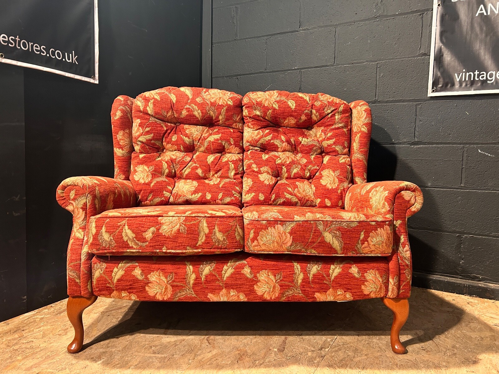 CAN DELIVER SHERBORNE LYNTON 2 SEATER HIGH BACK SOFA eBay