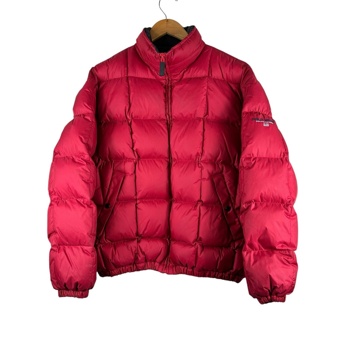 90s Polo Sport Puffer Down Jacket Red L 90s Polo Sport Puffer Down Jacket Red L