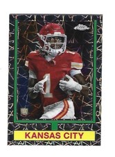 XAVIER WORTHEY 2024 TOPPS CHROME FOOTBALL ROOKIE 74-RETRO INSERT 74TF-8  EX-MNT