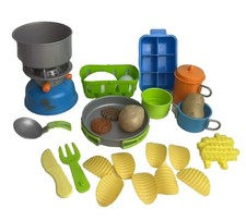 Toys R Us Pretend Play Camping Stove Fisher Price Ice Tray Potato Chips 26 Pcs